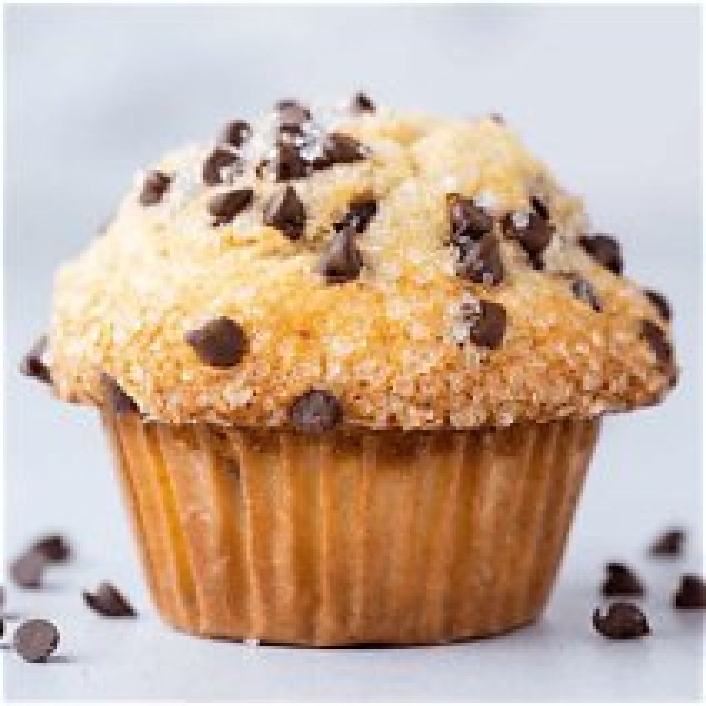 muffin con gocce di ciccolato